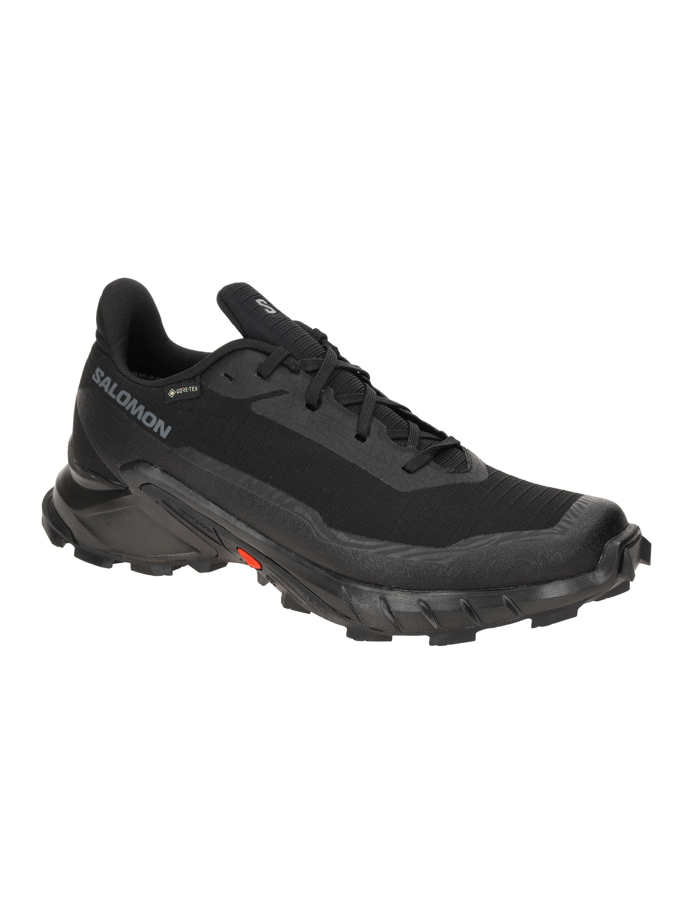 SALOMON Sneakers 'Salomon Alphacross 5 GTX Schuhe schwarz GORE-TEX 473075' in Black: front