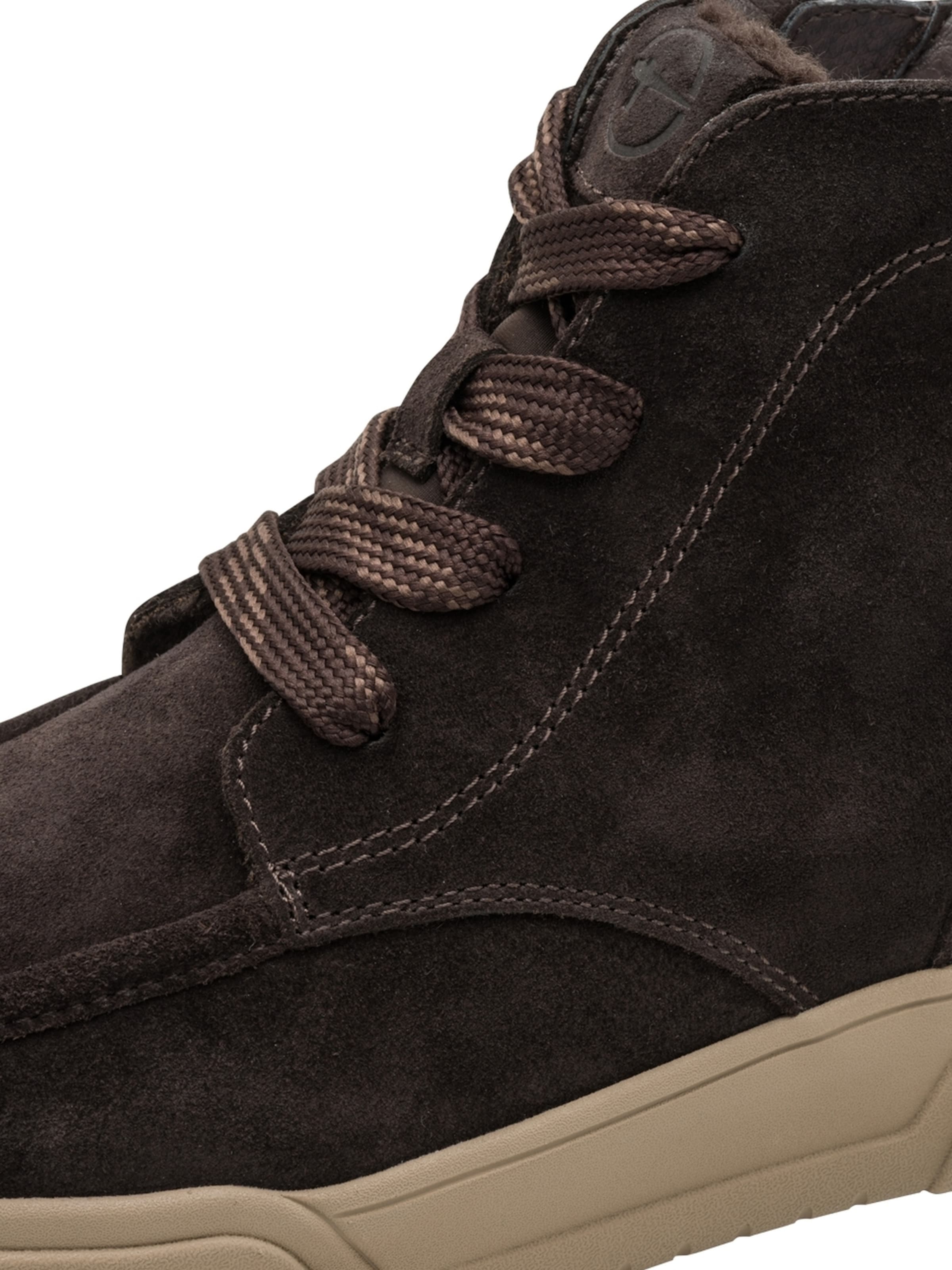 Tamaris Lace-up bootie in Brown