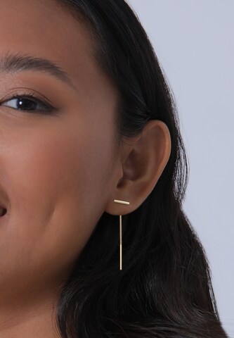 ELLI Earrings 'Geo' in Gold: front