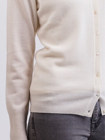 Cardigan CASH-MERE.CH en blanc