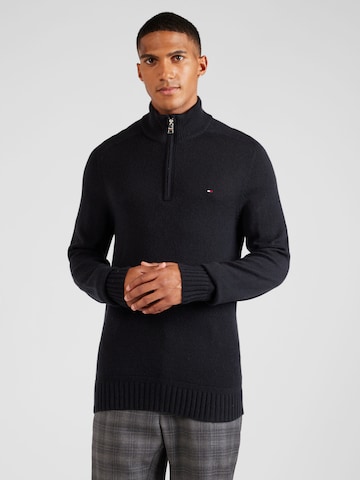 TOMMY HILFIGER Pullover in Schwarz: predná strana