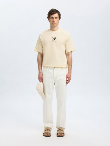 T-Shirt SELECTED en blanc