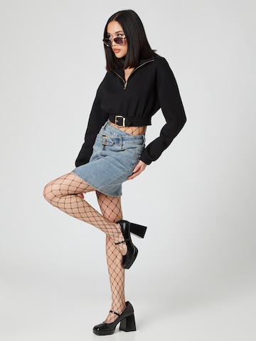 Hoermanseder x About You - Sweatshirt 'Clara' em preto