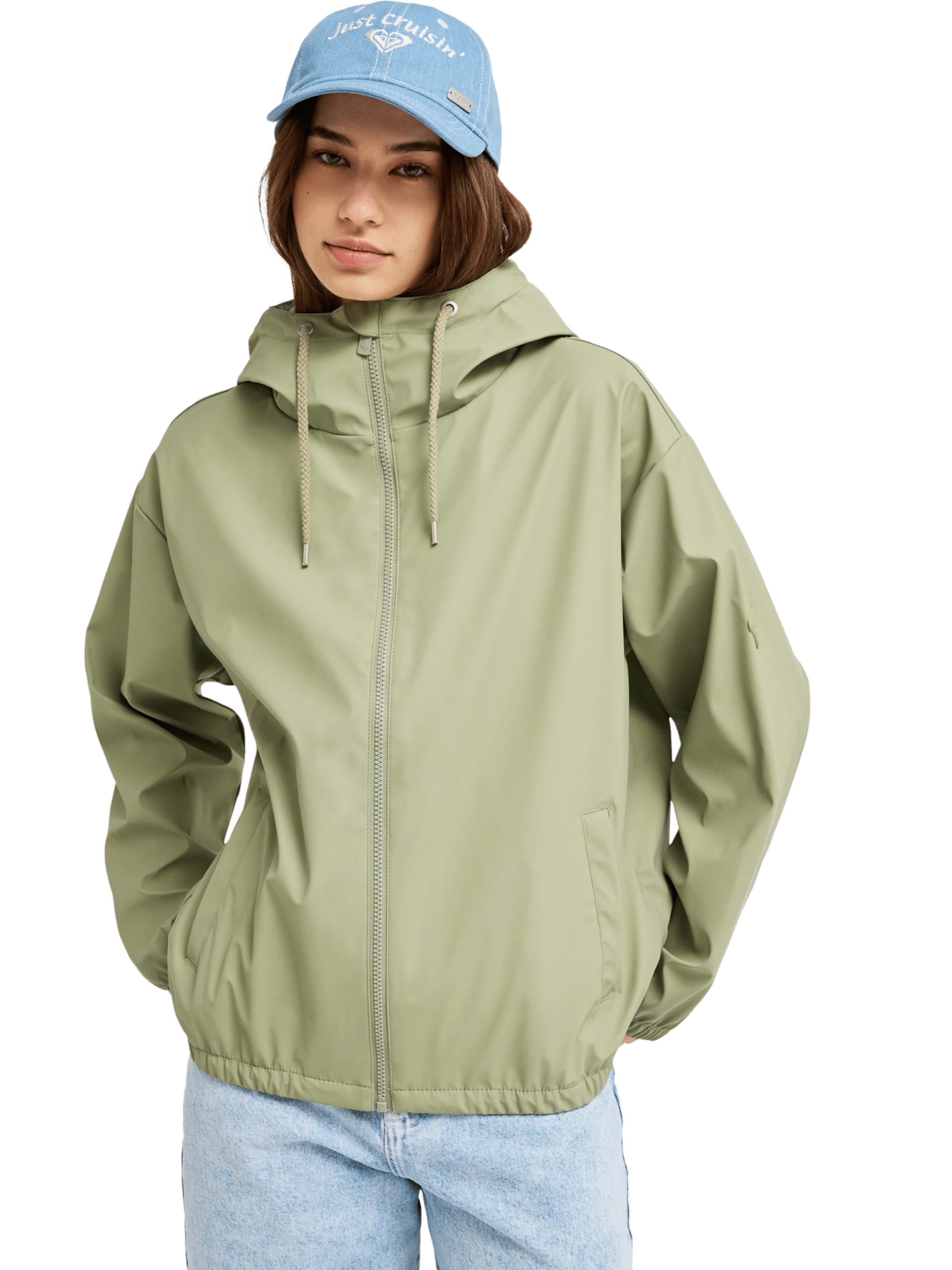 ROXY Performance Jacket in Green: front