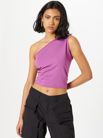 WEEKDAY Top in Purple: front