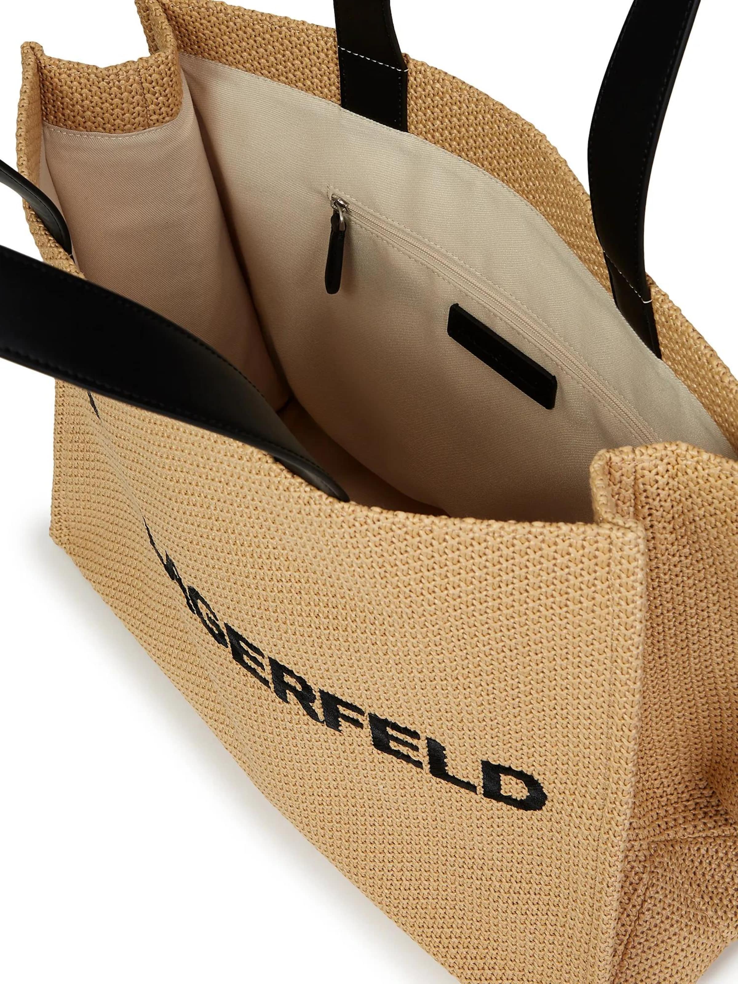 Karl Lagerfeld Torba plażowa w kolorze beżowy