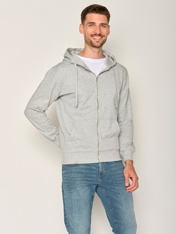 Giacca di felpa di GREENBOMB in grigio: frontale