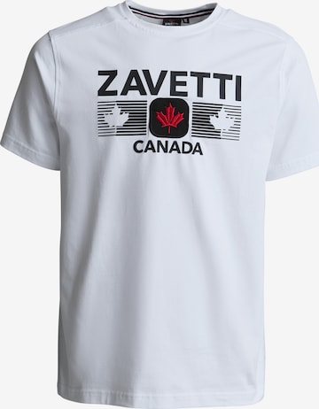 T-Shirt 'Cirico' Zavetti Canada en blanc : devant