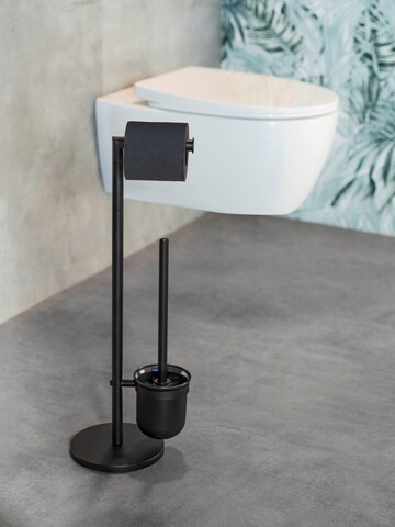 Wenko WC-Garnitur 'Parus' in Schwarz
