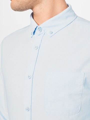 Cotton On Regular fit Button Up Shirt 'Brunswick' in Blue