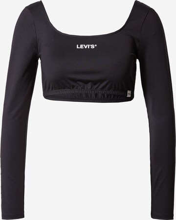 LEVI'S ® Särk 'Graphic Ballet Top', värv must: eest vaates