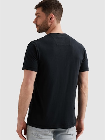 PME Legend Regular fit Skjorta 'Henley T-shirt with badge' i blå