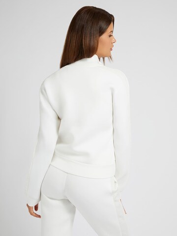 GUESS Sweat jacket 'New Allie' in White