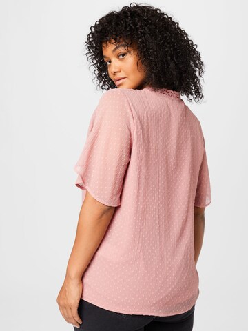 ONLY Curve - Blusa 'LINA' en rosa