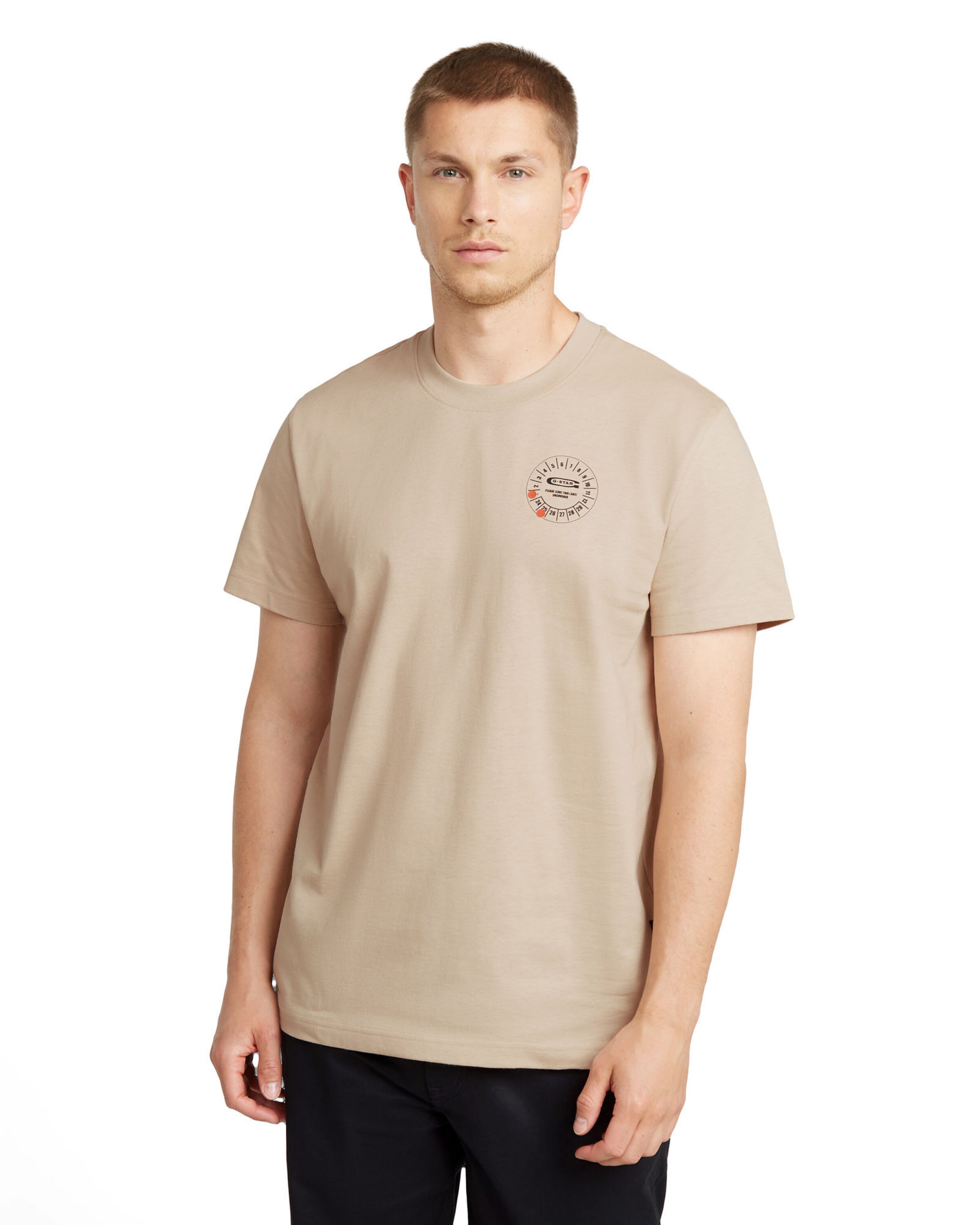 G-STAR Shirt 'Gauge' in Beige: front