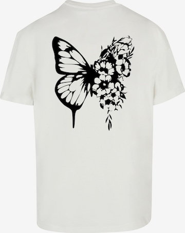 Merchcode Shirt 'Flowers Bloom' in Wit