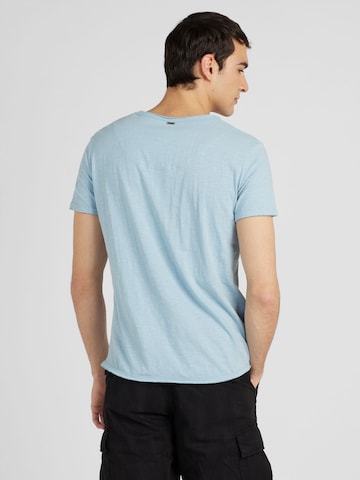 Key Largo Shirt 'WATER' in Blue