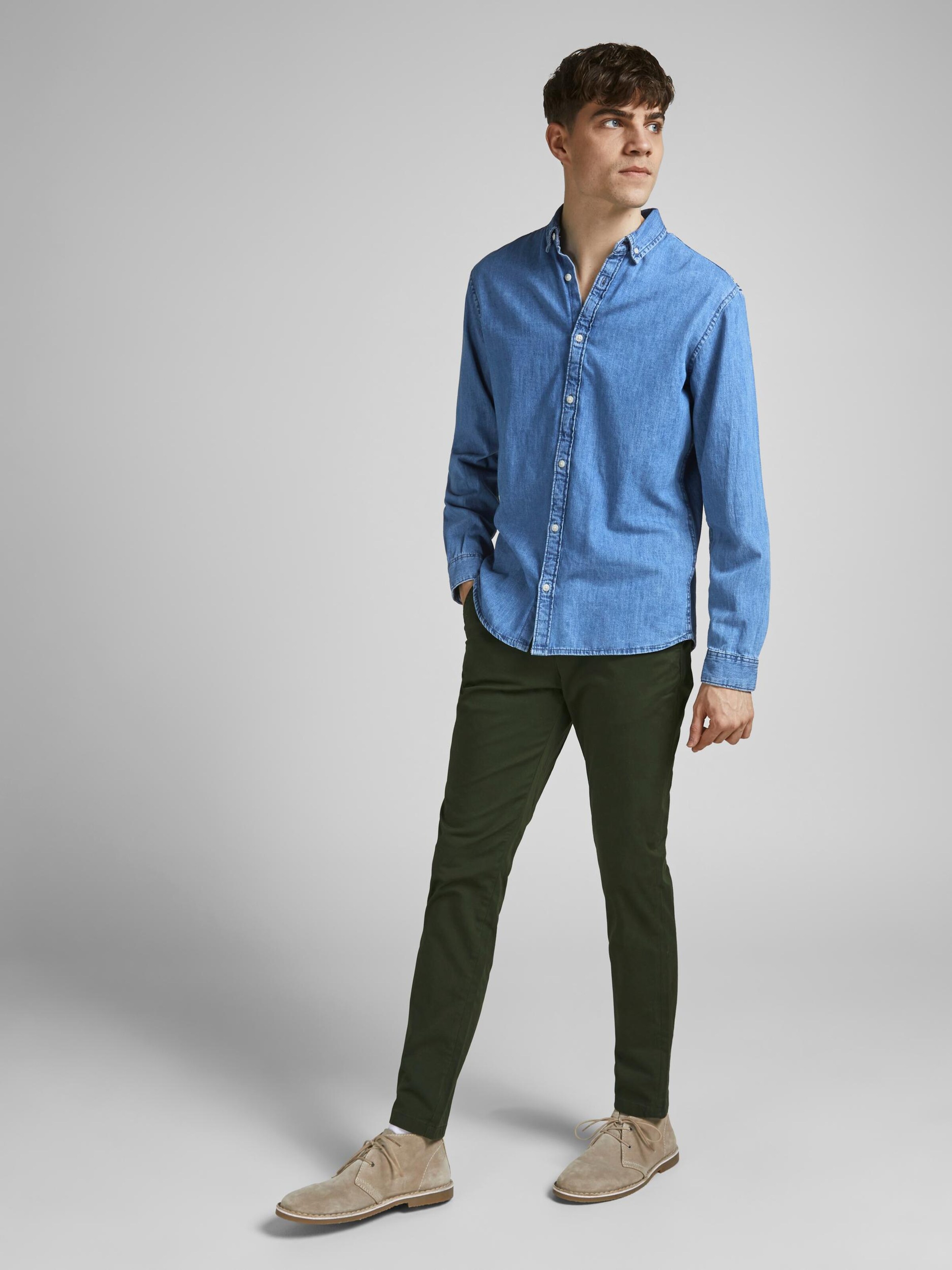 Männer Hosen JACK & JONES Hose 'Marco Bowie' in Khaki - SI98496 Männer Hosen JACK & JONES Hose 'Marco Bowie' in Khaki - SI98496