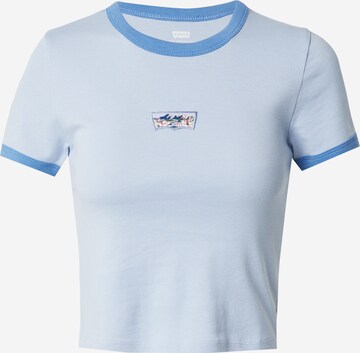 T-shirt 'Graphic Mini Ringer' LEVI'S ® en bleu : devant