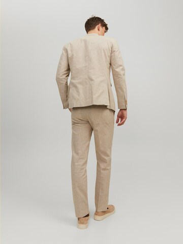 JACK & JONES Slimfit Bukser med fals 'Riviera' i beige