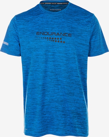 T-Shirt fonctionnel 'PORTOFINO' ENDURANCE en bleu : devant