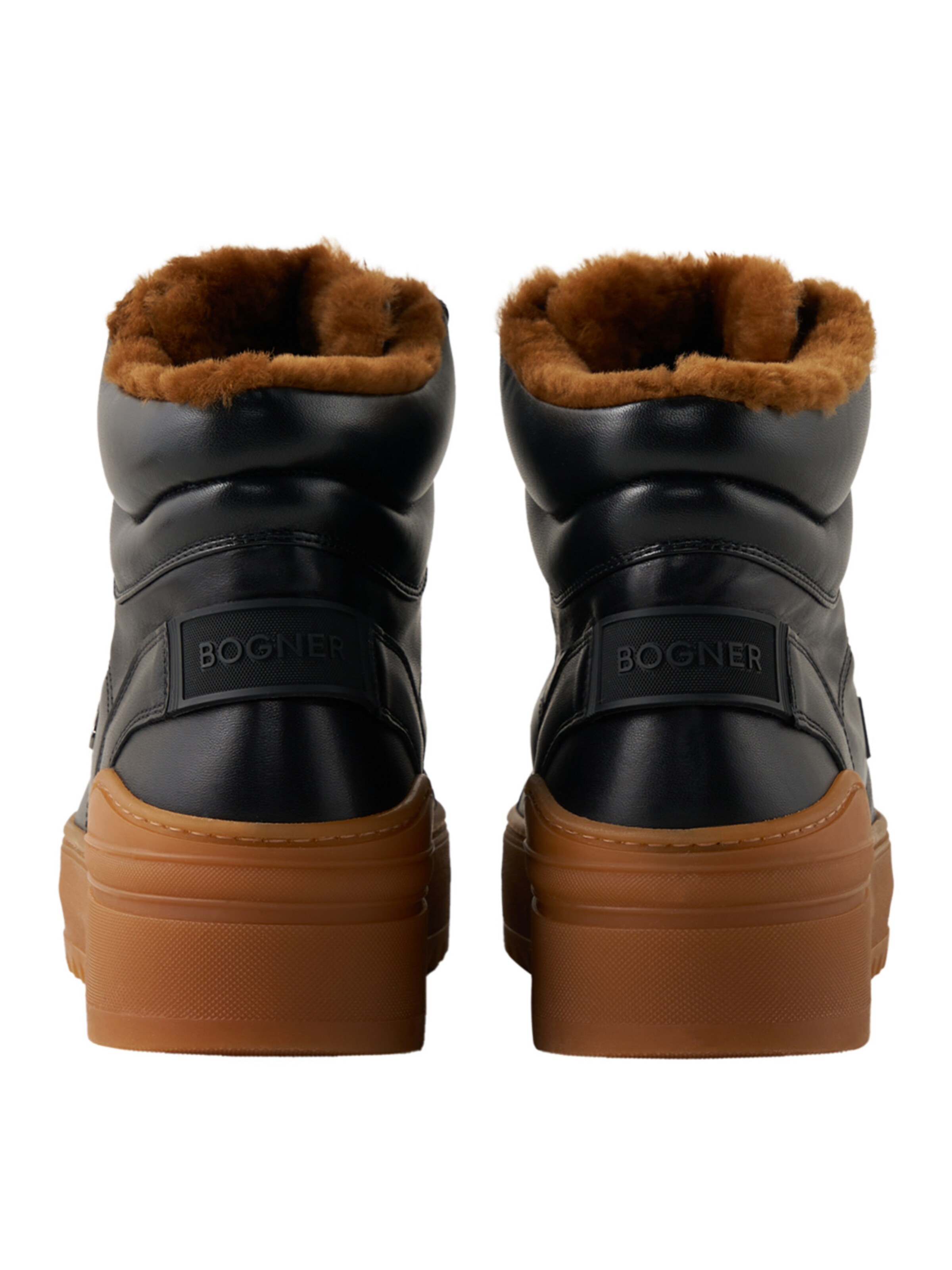 BOGNER Lace-Up Boots 'BUCHAREST 3 E' in Black