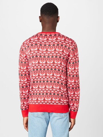 Lindbergh Pullover 'Christmas' in Rot