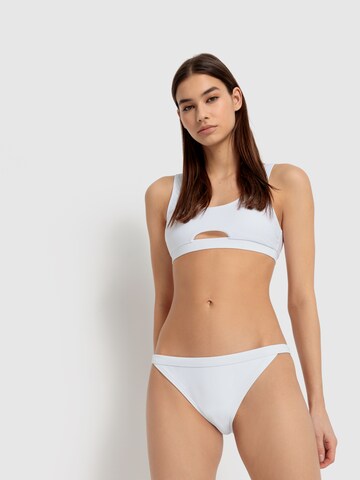 LSCN by LASCANA - Bustier Top de bikini 'Gina' en blanco