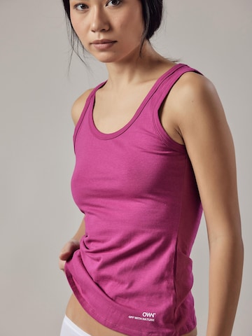 Top 'Canotta' di OWN Off With Nature in rosa