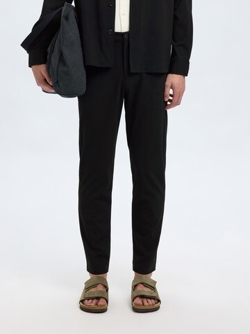 SELECTED HOMME Slimfit Bukser i sort: forside