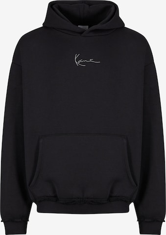 Karl KaniSweater majica - crna boja: prednji dio