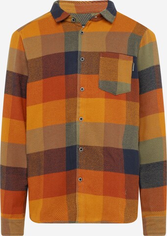 Iriedaily Button Up Shirt 'Young Fella' in Brown: front