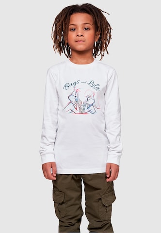 ABSOLUTE CULT Shirt 'Looney Tunes - Bugs and Lola' in White: front