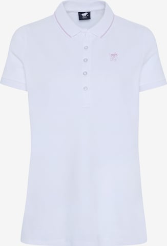 Polo Sylt Shirt in White: front