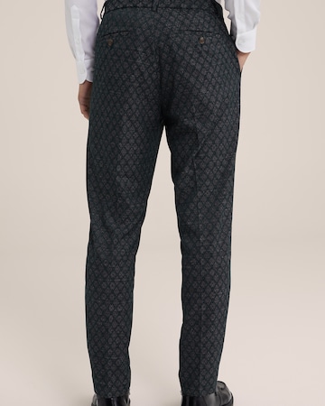 Coupe slim Pantalon à plis WE Fashion en gris