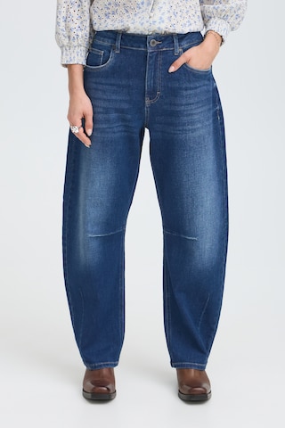 Pulz Vat Jeans 'PZAnni' in Blauw: voorkant
