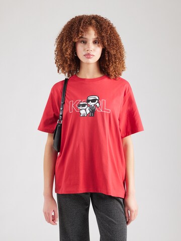 Karl Lagerfeld Футболка в Красный: спереди