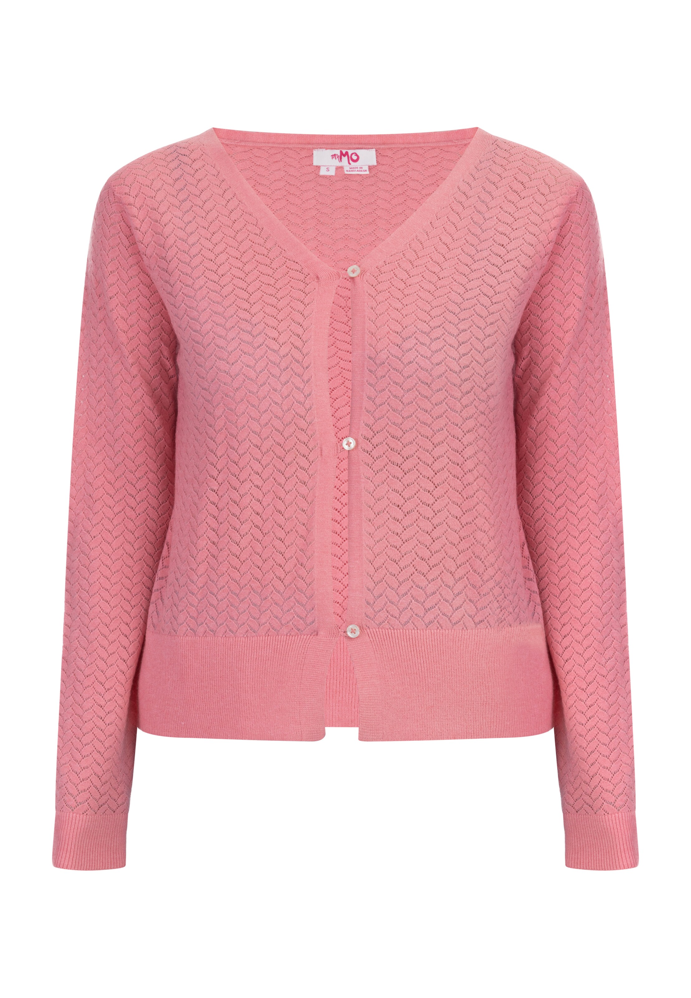 MYMO Kardigán - Ružová: predná strana