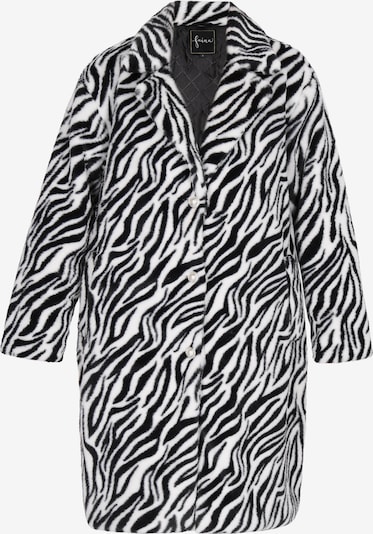 faina Übergangsmantel in schwarz / weiß, Produktansicht