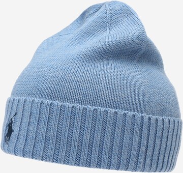 Bonnet Polo Ralph Lauren en bleu : devant