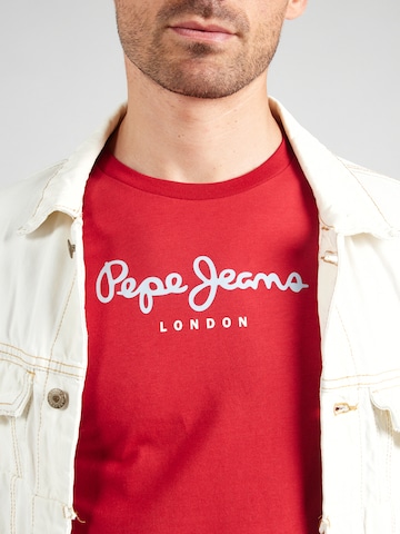 Pepe Jeans Shirt 'EGGO' in Red