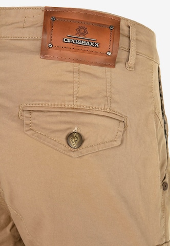 CIPO & BAXX Regular Pants 'Safari' in Beige