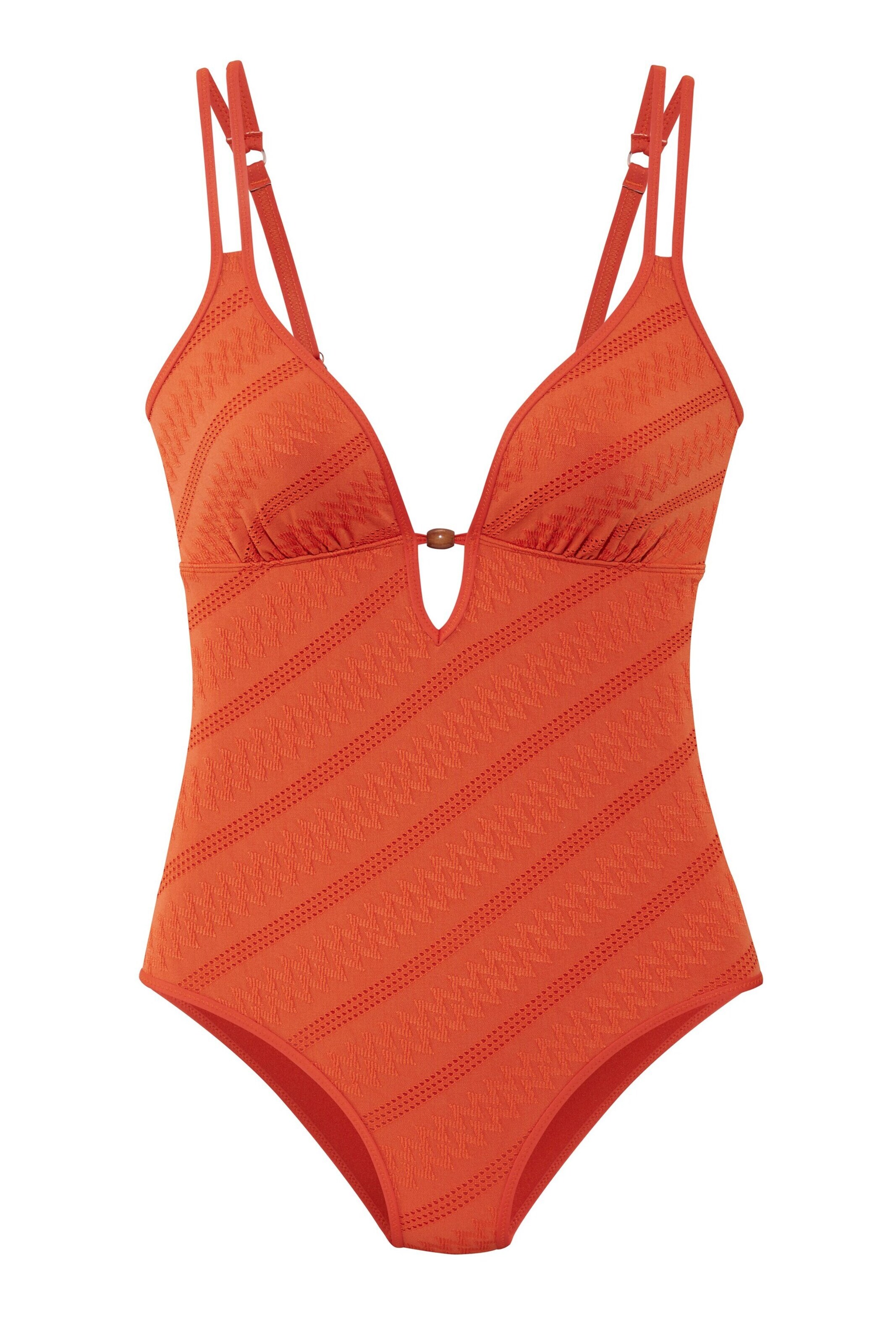 s.Oliver Swimsuit in Orange: front