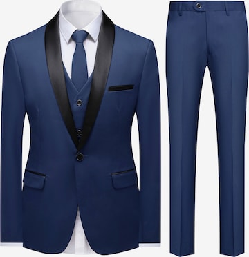 Youthup Slim fit Suit in Blue: front