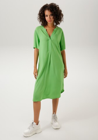 Aniston CASUAL Shirt Dress in Green
