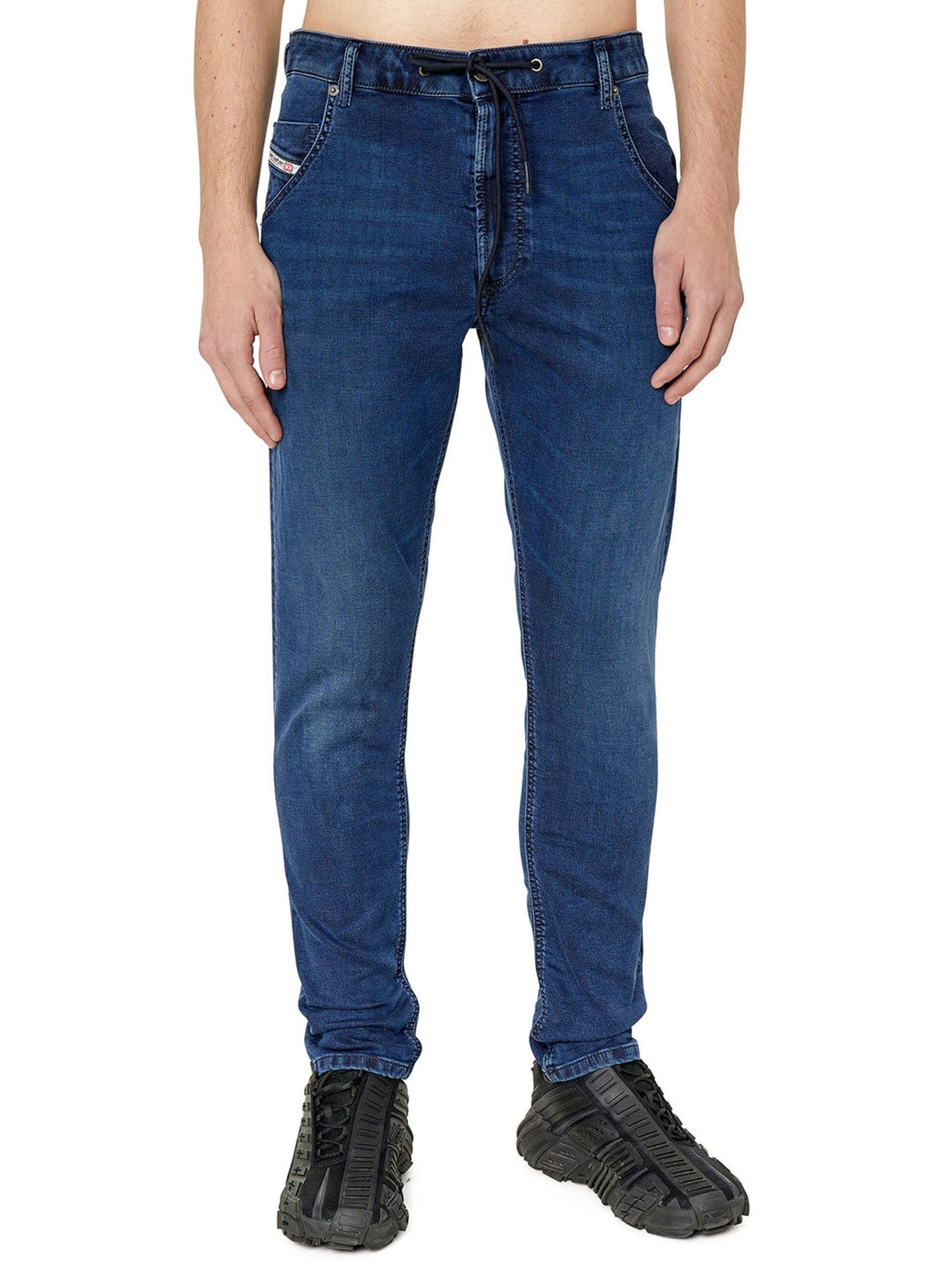 DIESEL Tapered Jeans 'Superstretch JoggJeans Krooley'‌‌‌‌‌‌‌ in Blau