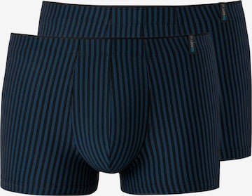 SCHIESSER Boxershorts 'Long Life Soft' in Blauw: voorkant