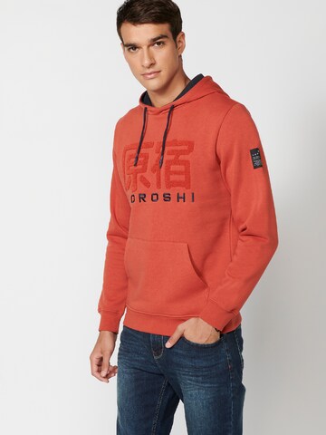 KOROSHI - Sweatshirt em laranja