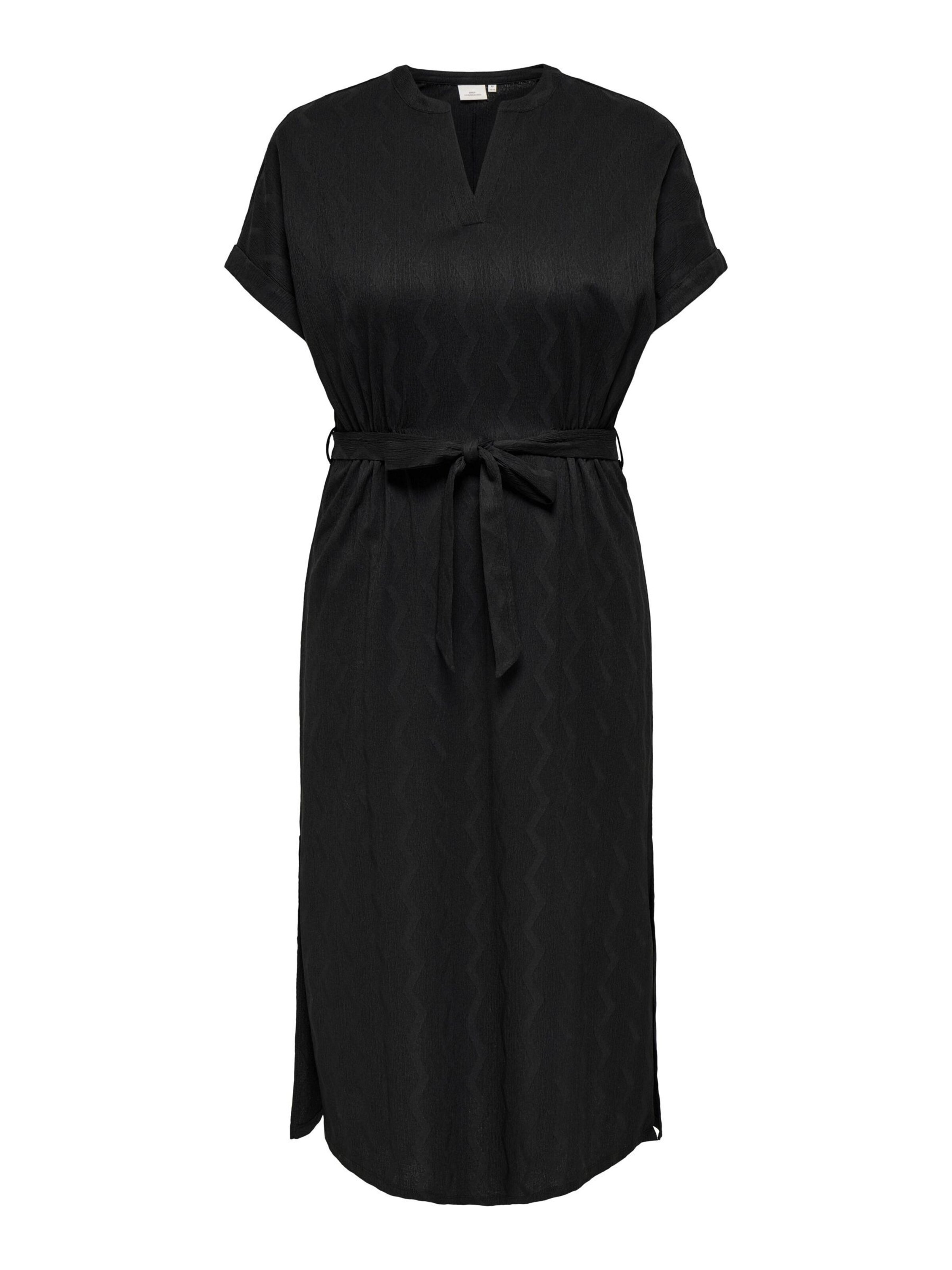 ONLY Carmakoma Jurk 'CARDIA' in Zwart: voorkant