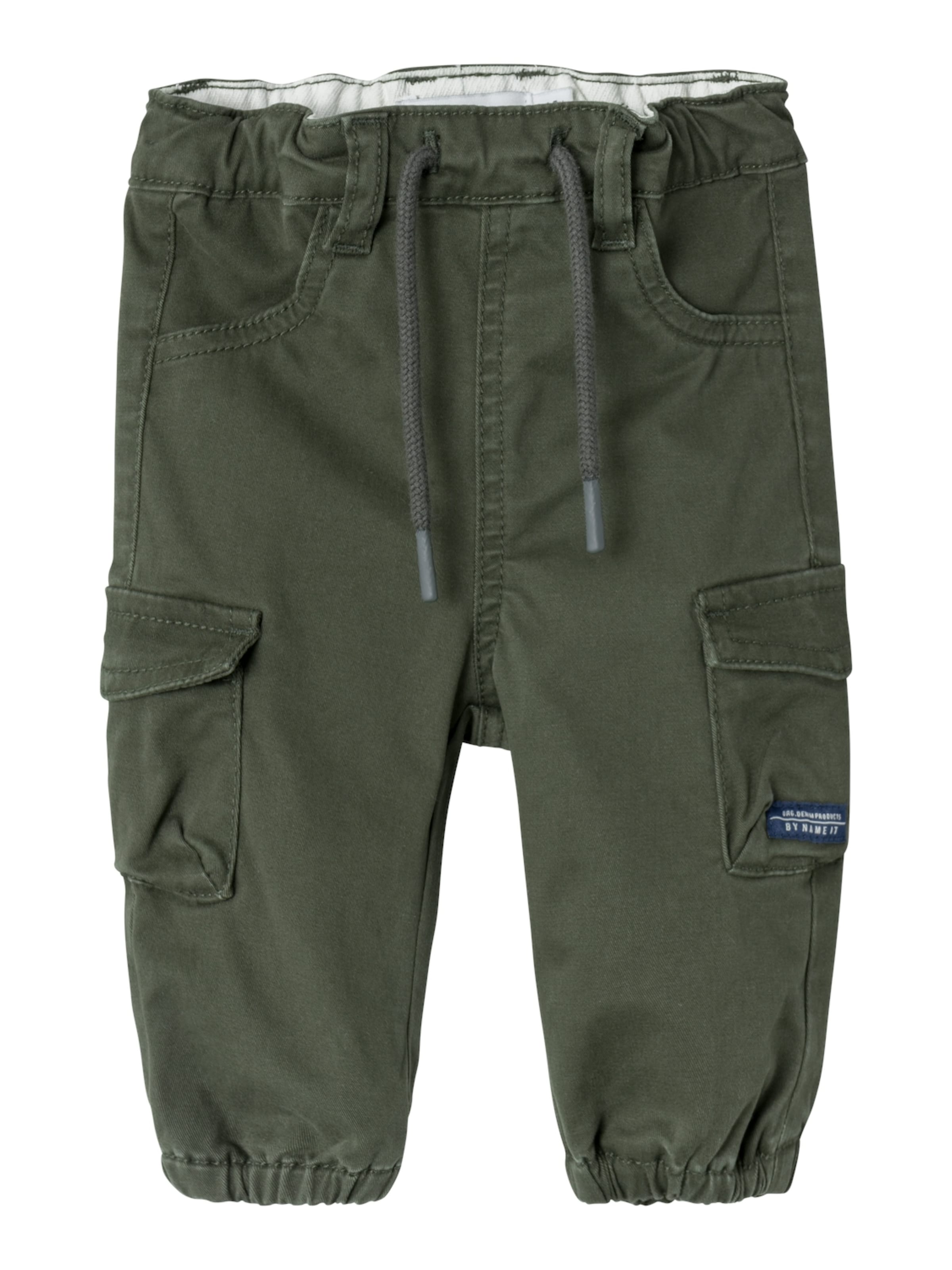 NAME IT Tapered Pants 'Ben' in Green: front
